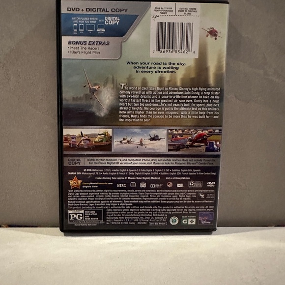 Disney Planes DVD + Digital Copy - Picture 2 of 3